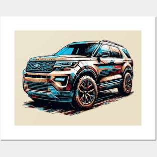 Ford Explorer Posters and Art